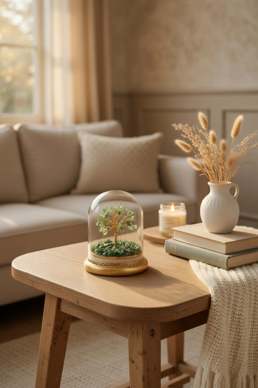 Green Aventurine Natural Crystal Tree (Luck and Opportunity)