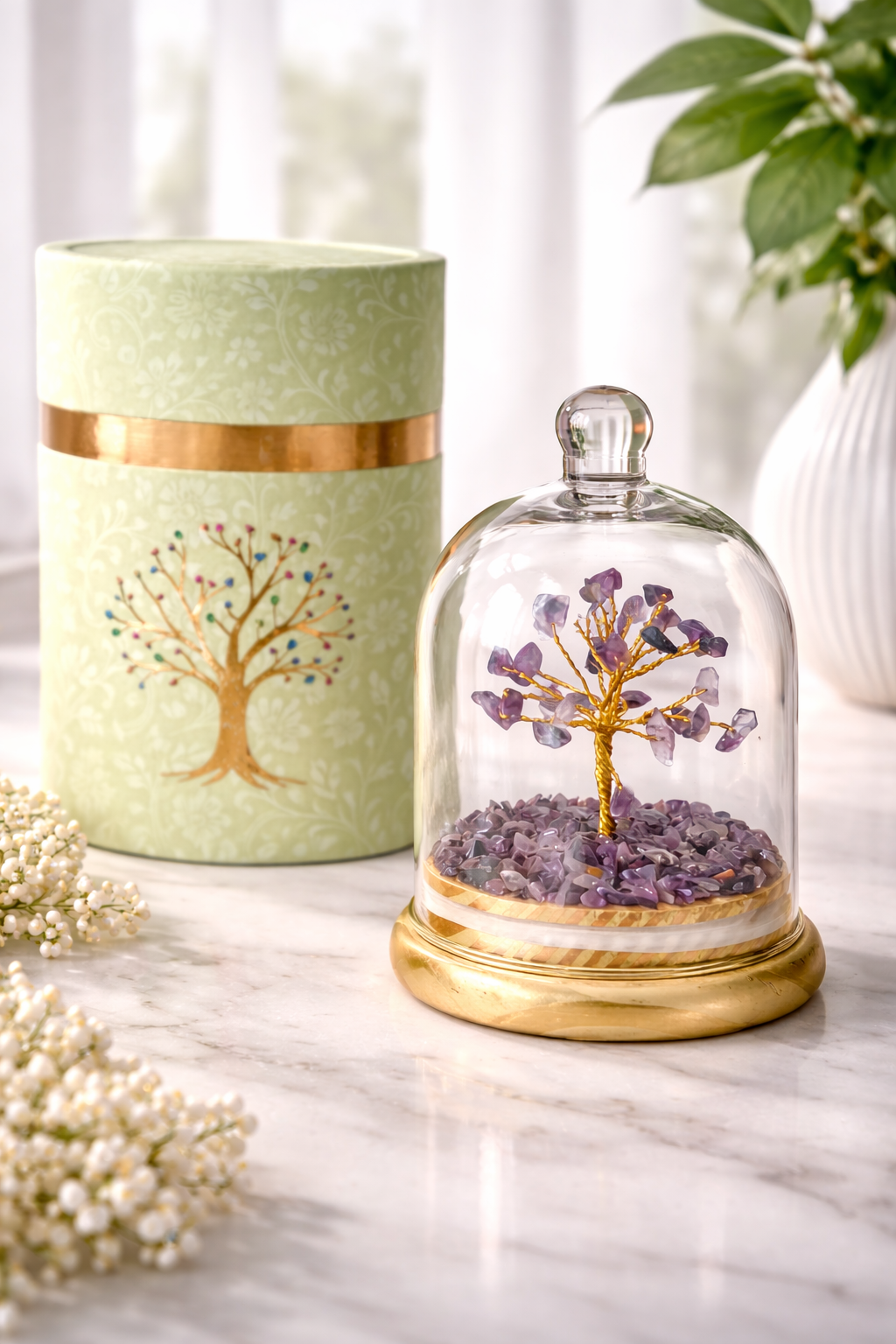 Amethyst Natural Crystal Tree (Calm and Clarity)