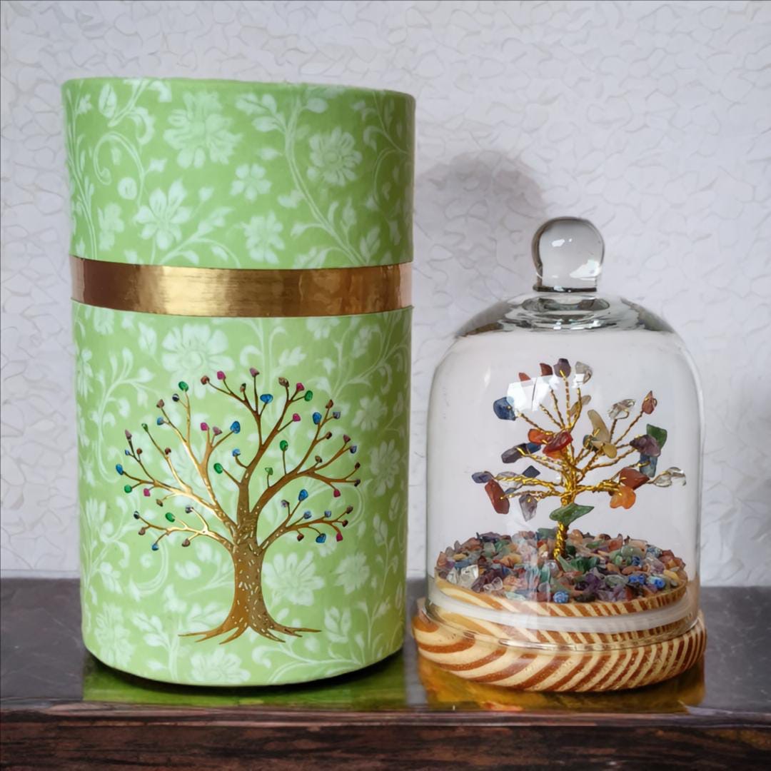 7 Chakra Natural Crystal Tree (Balance and Energy Alignment)