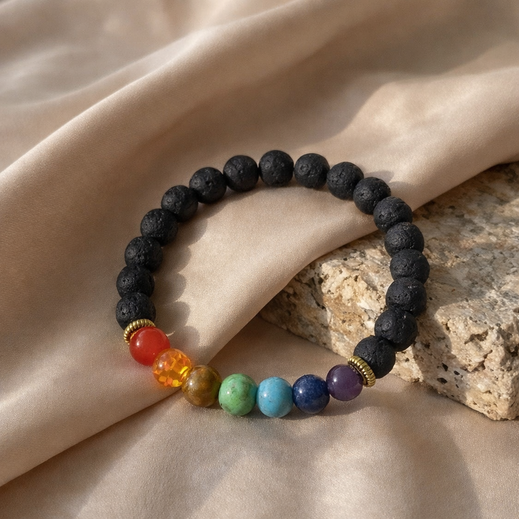 7 Chakra Natural Bracelet (Balance and Energy Alignment)