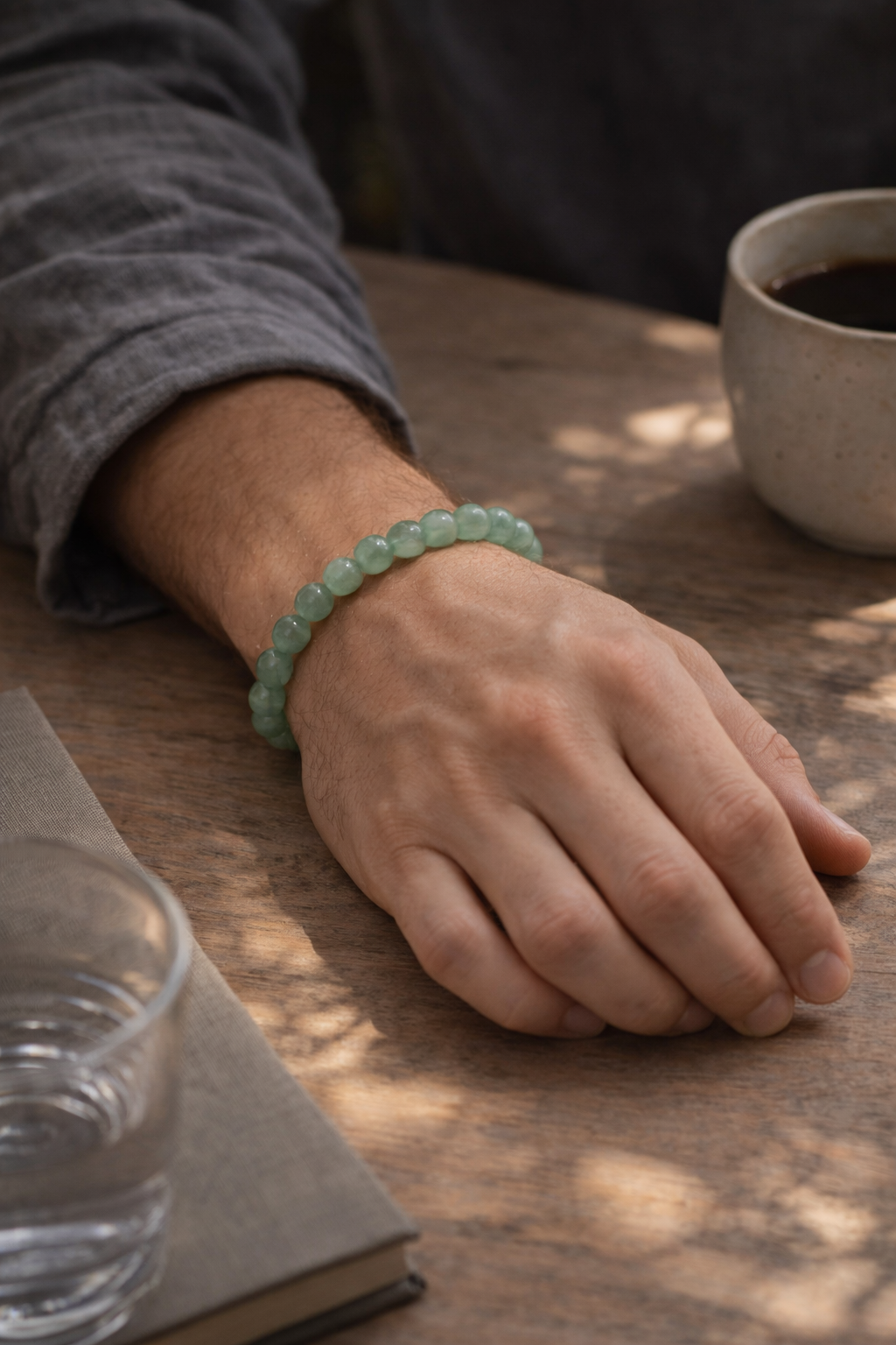 Green Aventurine Natural Bracelet (Luck and Career Growth)