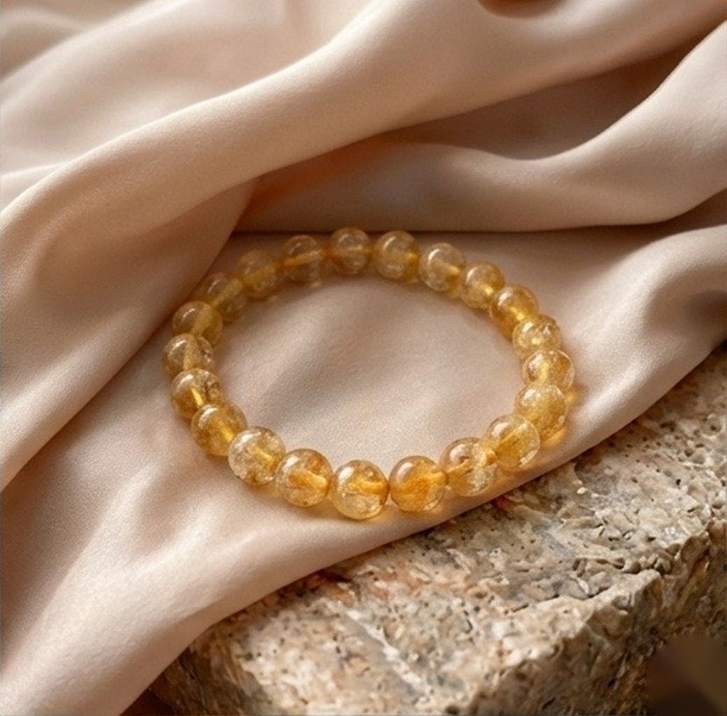 Citrine Natural Bracelet (Abundance and Positivity)
