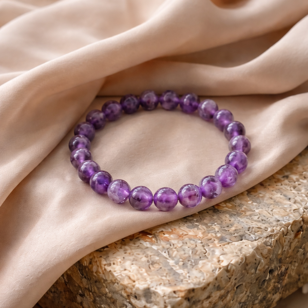 Amethyst Natural Bracelet (Spiritual Growth and Clarity)