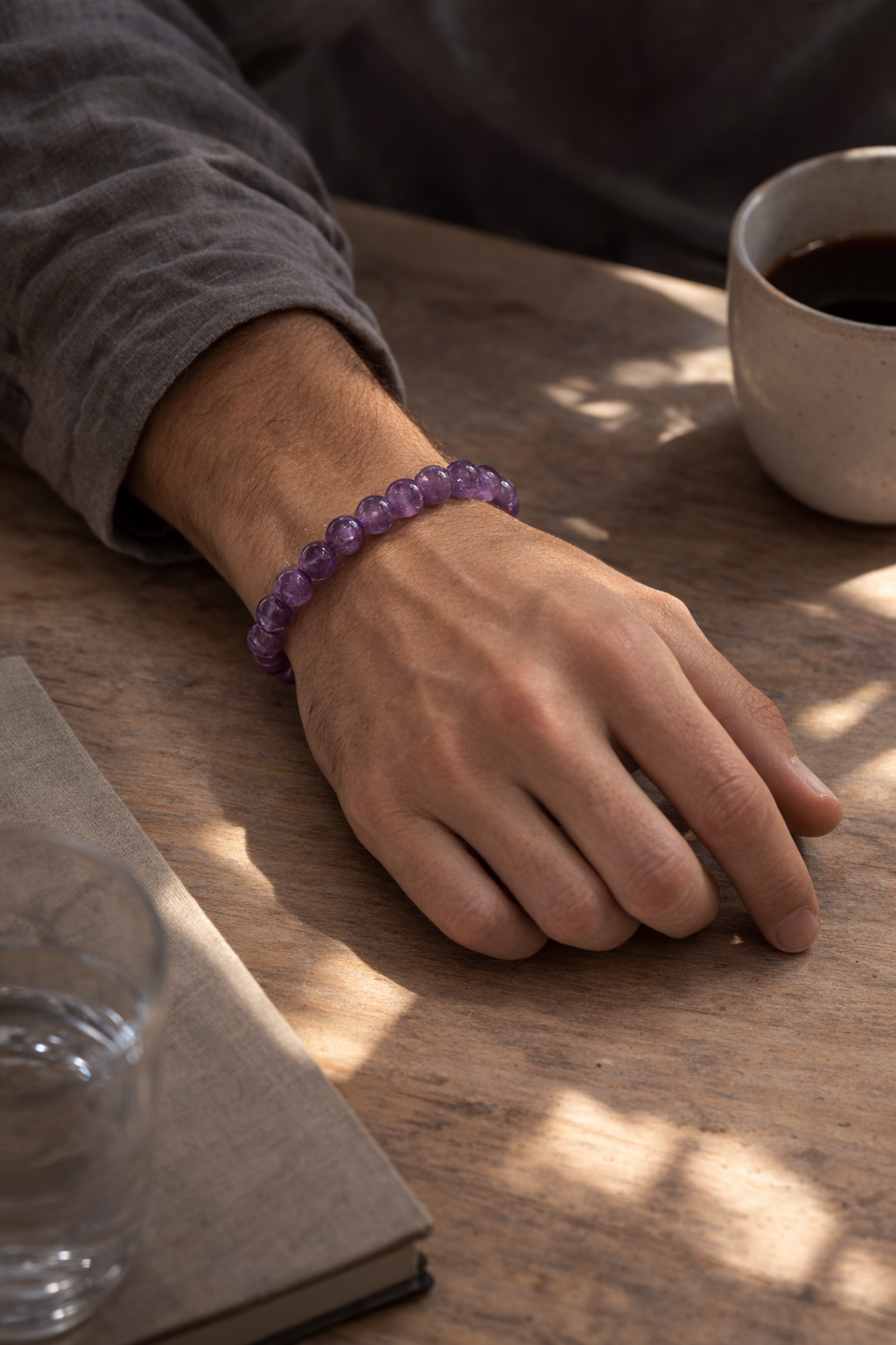 Amethyst Natural Bracelet (Spiritual Growth and Clarity)